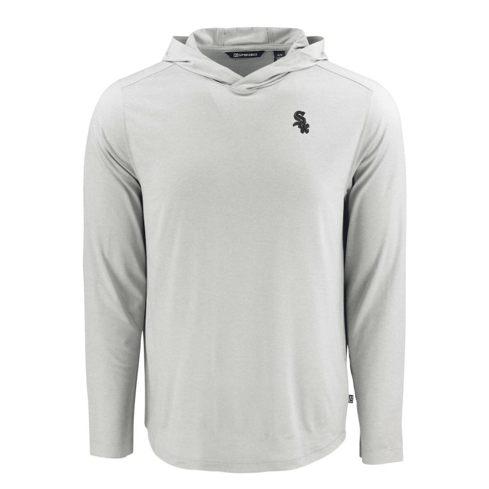 Chicago White Sox Cutter & Buck Coastline Epic Comfort Eco Recycled Long Sleeve Hoodie T-Shirt - Gray Hoodies