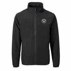 New York Mets Cutter & Buck Charter Eco Recycled Full-Zip Hoodie Jacket - Black Jackets