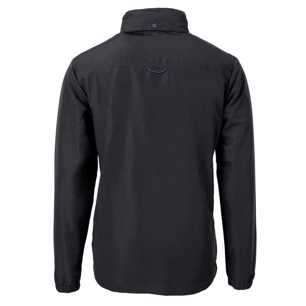 New York Mets Cutter & Buck Charter Eco Recycled Full-Zip Hoodie Jacket - Black Jackets