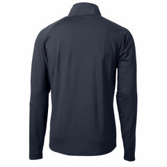 New York Mets Cutter & Buck Adapt Eco Hybrid Raglan DryTec Quarter-Zip Jacket - Navy Jackets