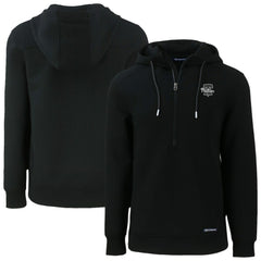 Philadelphia Phillies Cutter & Buck Roam Eco Recycled Tri-Blend Half-Zip Hoodie - Black Hoodies