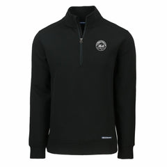 New York Mets Cutter & Buck Roam Eco Quarter-Zip Jacket - Black Jackets