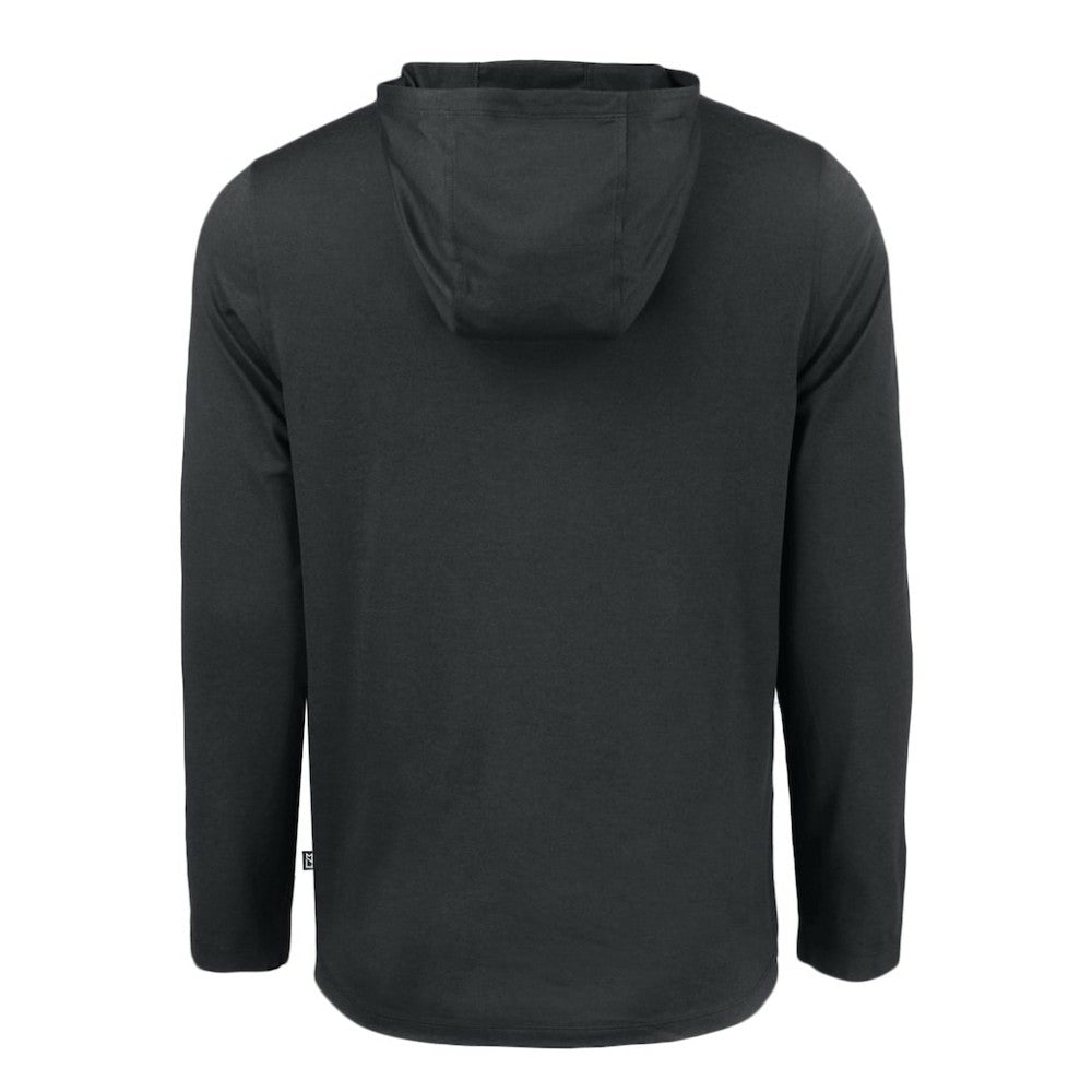 San Diego Padres Cutter & Buck Coastline Epic Comfort Eco Recycled Hoodie T-Shirt - Black Hoodies