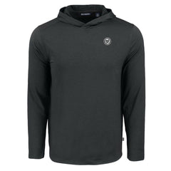 Washington Nationals Cutter & Buck Coastline Epic Comfort Eco Recycled Long Sleeve Hoodie T-Shirt - Black Hoodies