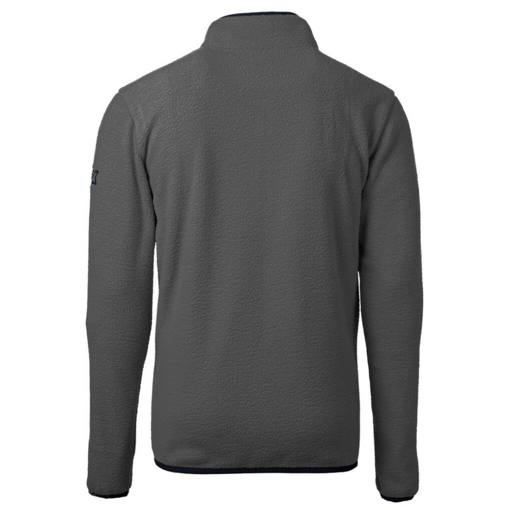 Washington Nationals Cutter & Buck Cascade Eco Fleece Quarter-Zip Jacket - Gray Jackets
