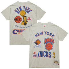 New York Knicks Hardwood Classics Legacy Defined Retro Championship T-Shirt Oatmeal