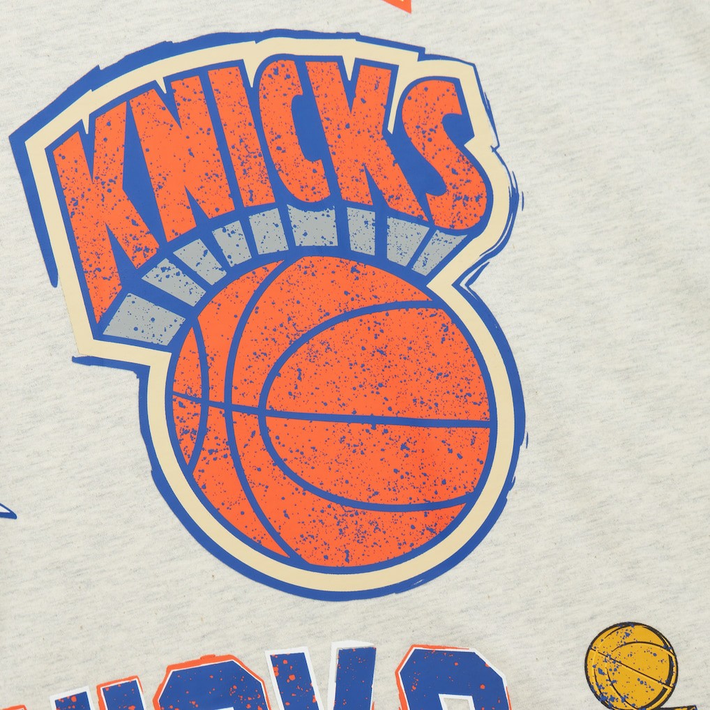 New York Knicks Hardwood Classics Legacy Defined Retro Championship T-Shirt Oatmeal