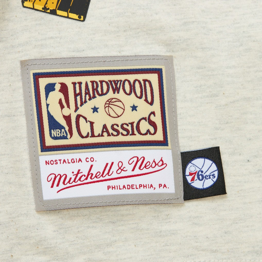 Philadelphia 76ers Hardwood Classics Legacy Defined Retro Championship T-Shirt Oatmeal