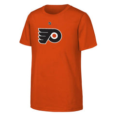 NHL Matvei Michkov Philadelphia Flyers Youth Player Name & Number T-Shirt - Orange