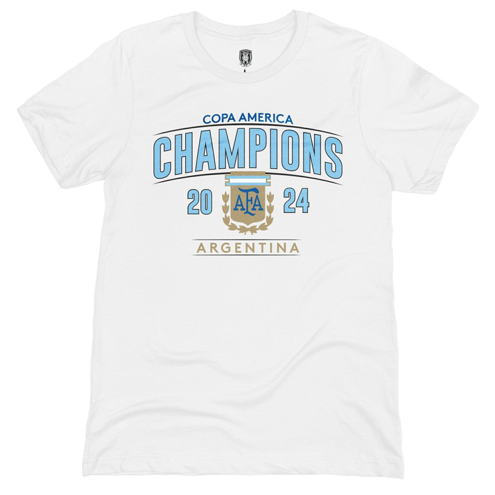 Argentina National Team 1863FC 2024 Copa America Champions T-Shirt White