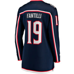 NHL Adam Fantilli Columbus Blue Jackets Fanatics Women's Home Premier Breakaway Player Jersey Breakaway Jersey - Navy