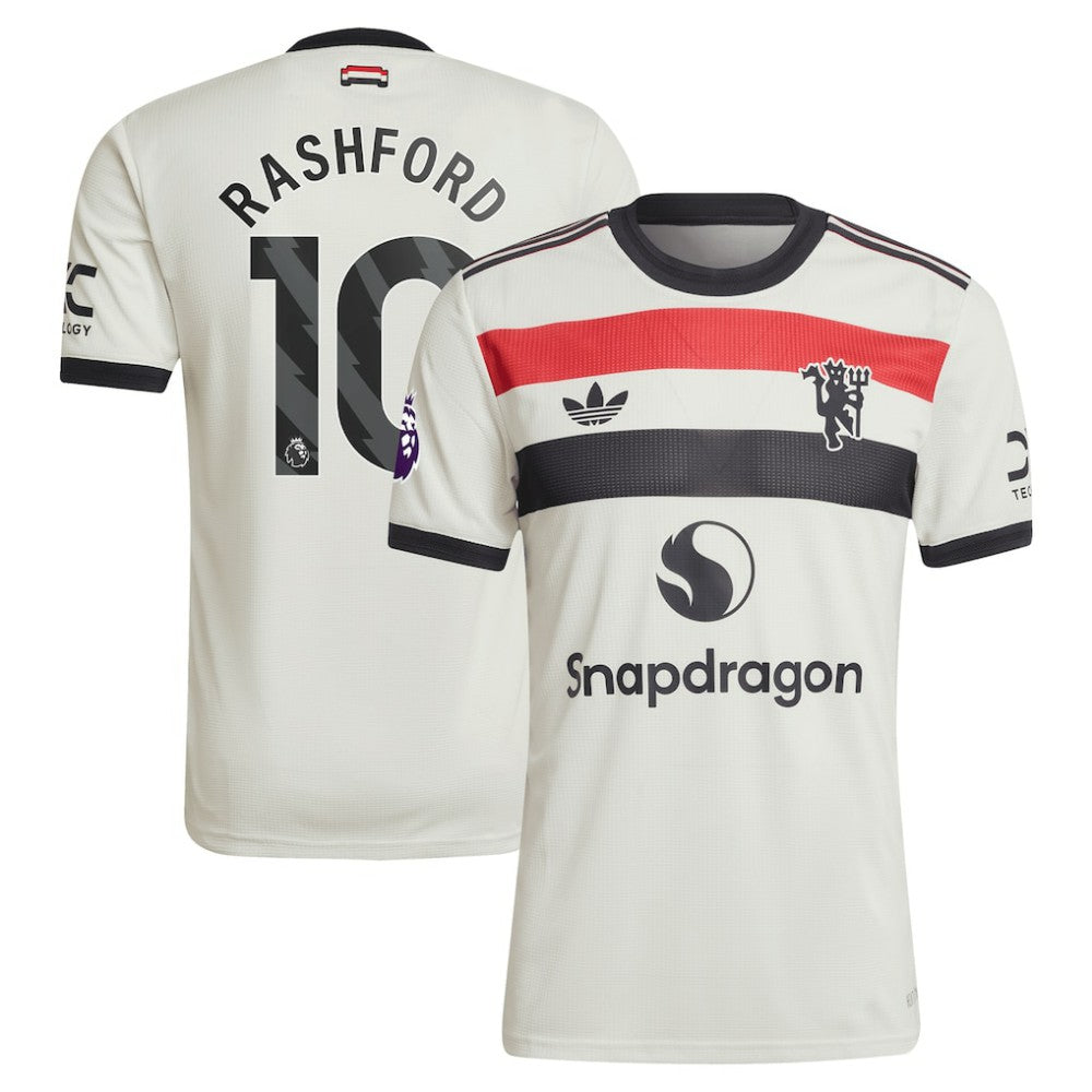 Marcus Rashford Manchester United Originals 2024/25 Third Jersey Cream