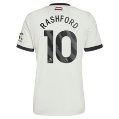 Marcus Rashford Manchester United Originals 2024/25 Third Replica Jersey Cream shop