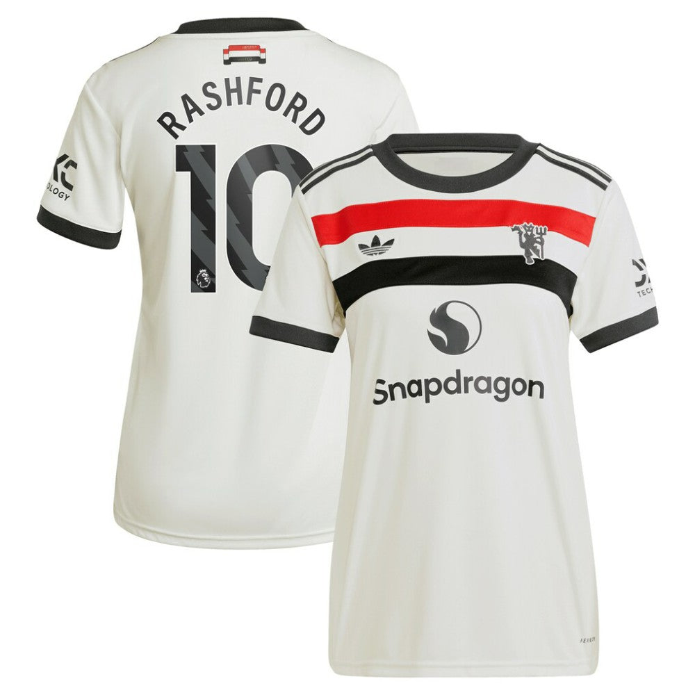 Marcus Rashford Manchester United Originals Women's 2024/25 Third Replica Jersey Cream