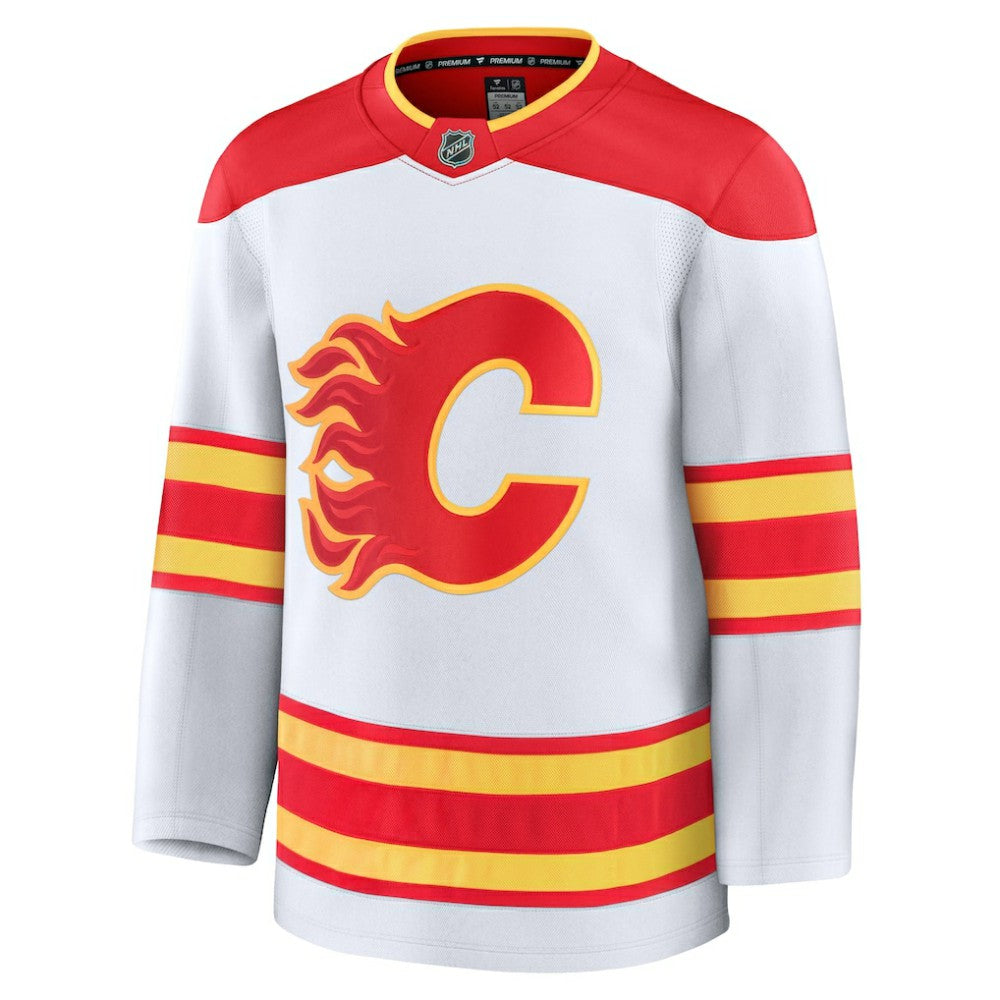 NHL Calgary Flames Fanatics Away Premium Jersey - White