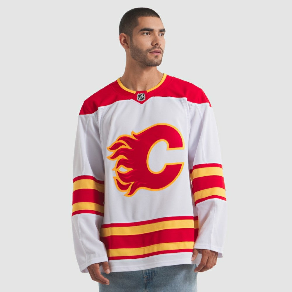 NHL Calgary Flames Fanatics Away Premium Jersey - White