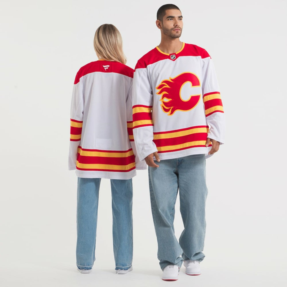 NHL Calgary Flames Fanatics Away Premium Jersey - White