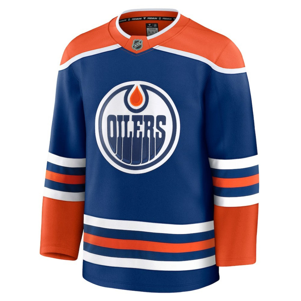 NHL Edmonton Oilers Fanatics Home Premium Jersey - Royal