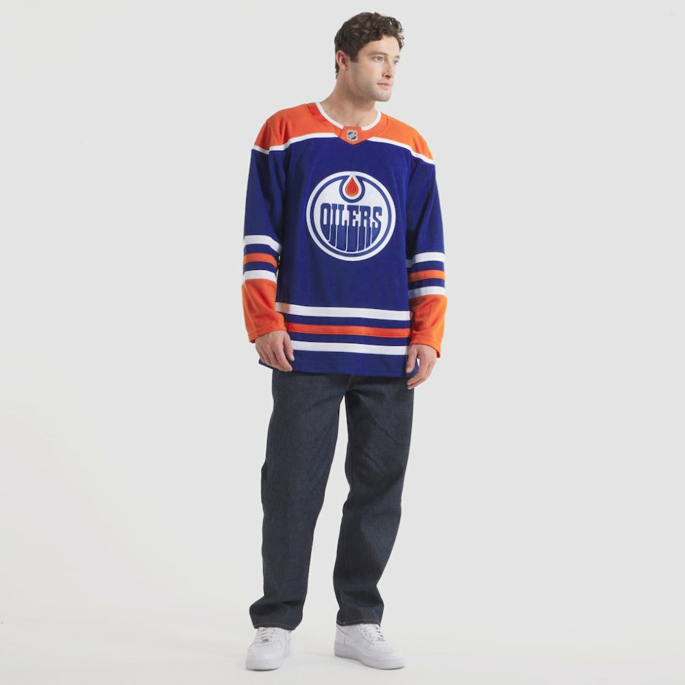 NHL Edmonton Oilers Fanatics Home Premium Jersey - Royal