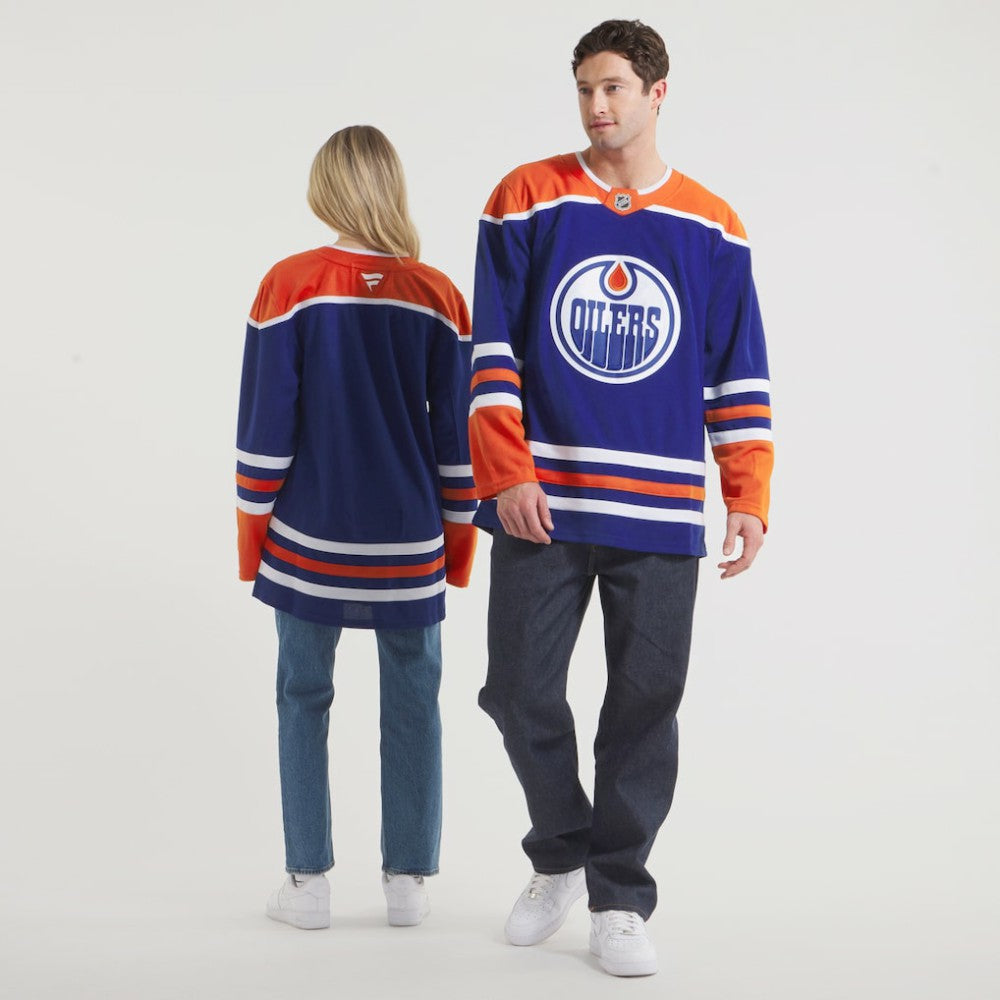 NHL Edmonton Oilers Fanatics Home Premium Jersey - Royal