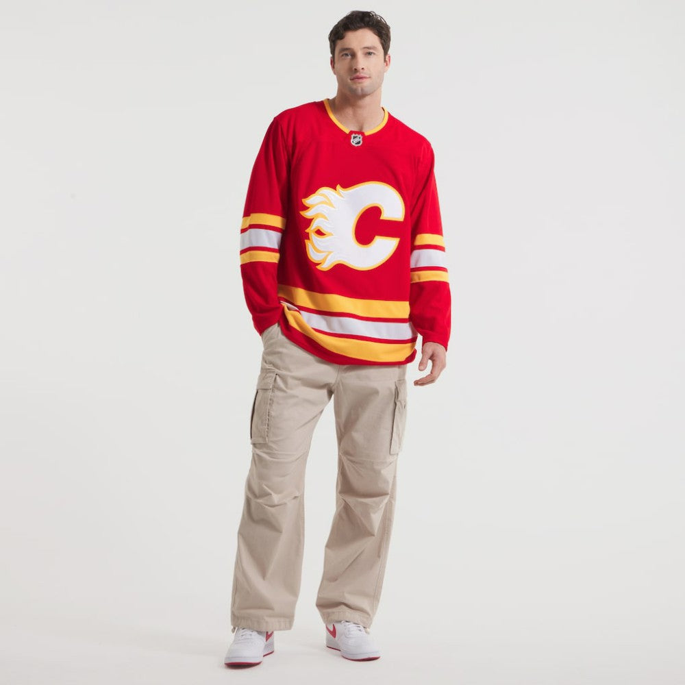 NHL Calgary Flames Fanatics Home Premium Jersey - Red