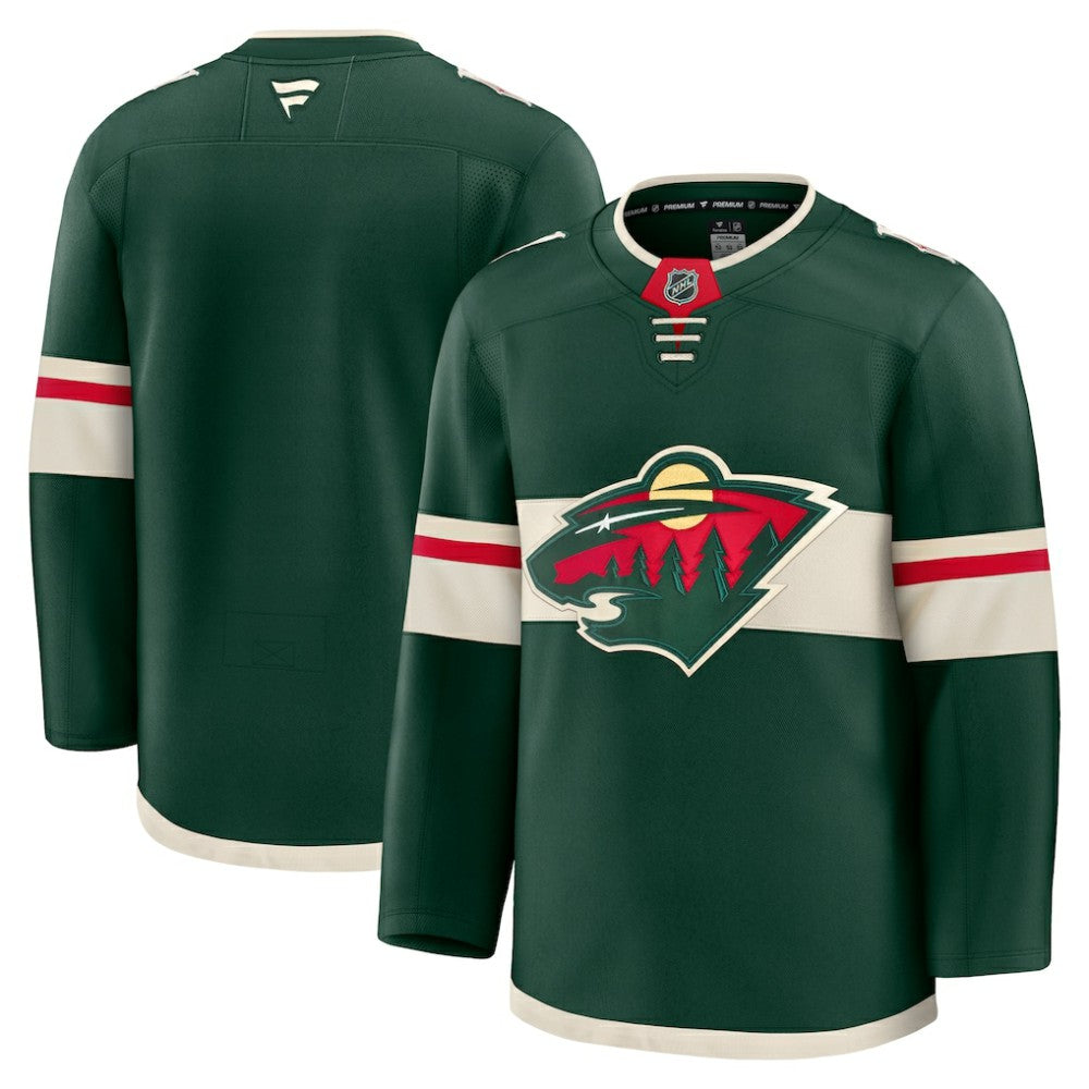 NHL Minnesota Wild Fanatics Home Premium Jersey - Green