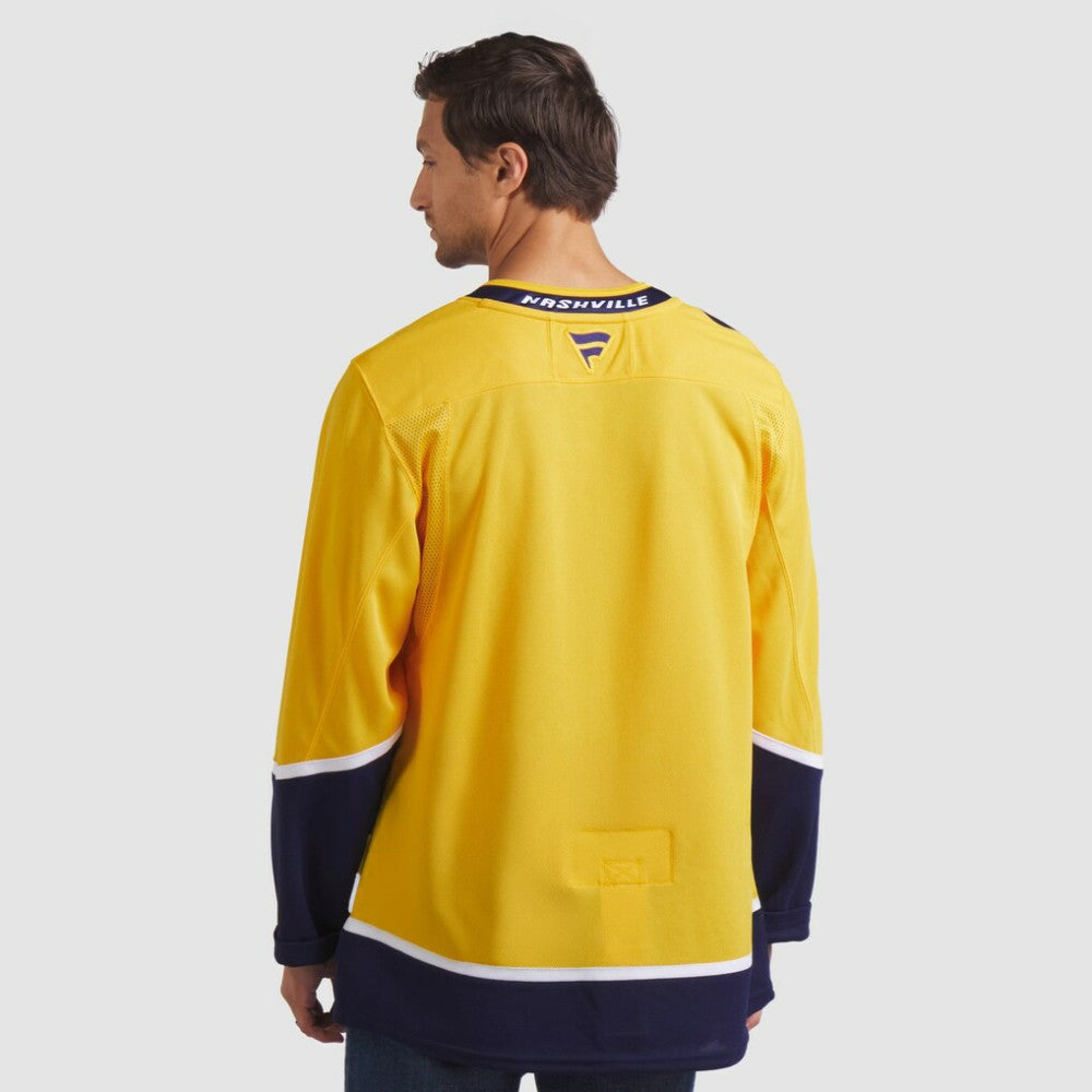 NHL Nashville Predators Fanatics Home Premium Jersey - Yellow