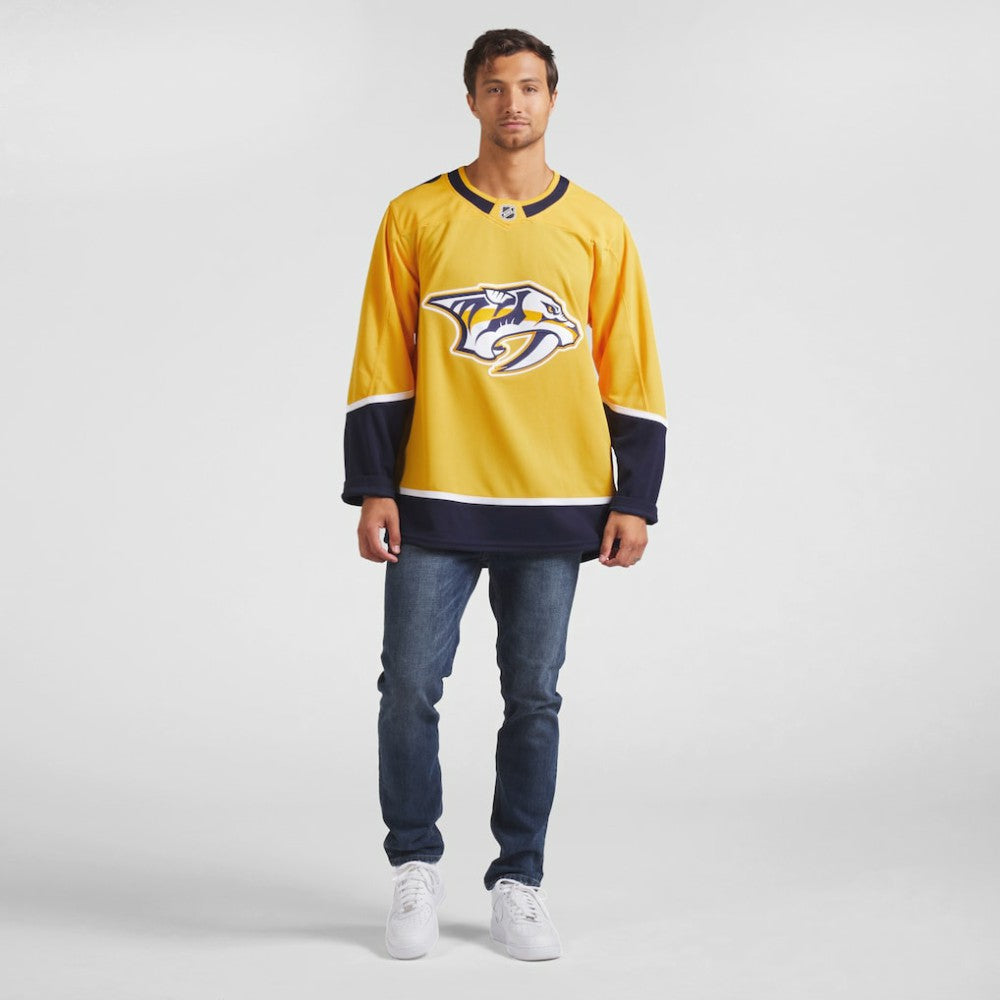 NHL Nashville Predators Fanatics Home Premium Jersey - Yellow
