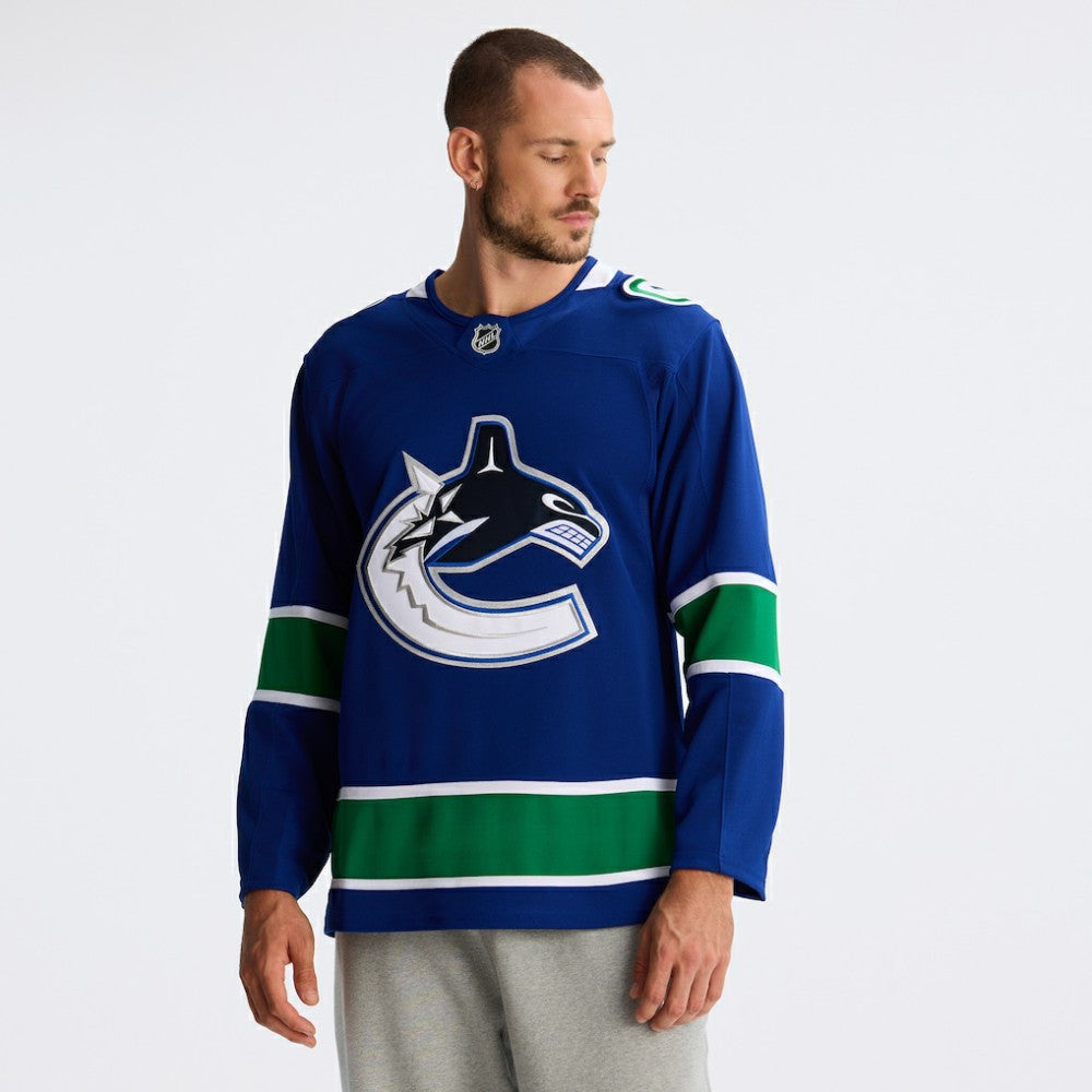 NHL Vancouver Canucks Fanatics Home Premium Jersey - Blue