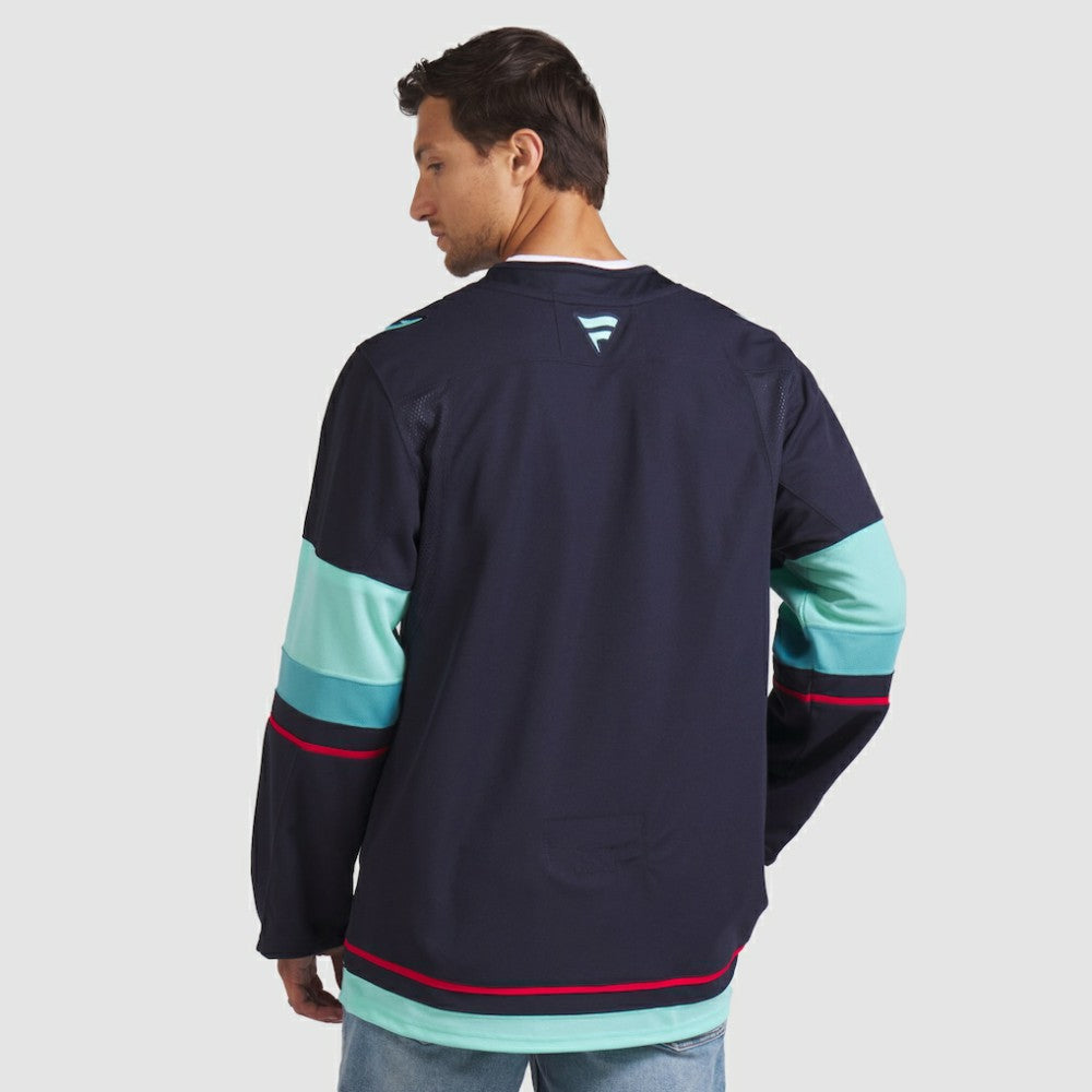 NHL Seattle Kraken Fanatics Home Premium Jersey - Deep Sea Blue