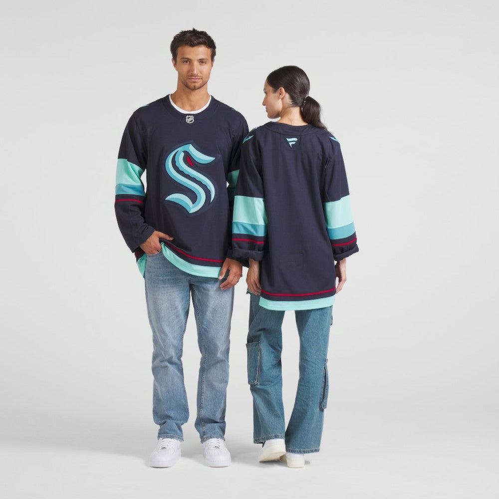 NHL Seattle Kraken Fanatics Home Premium Jersey - Deep Sea Blue