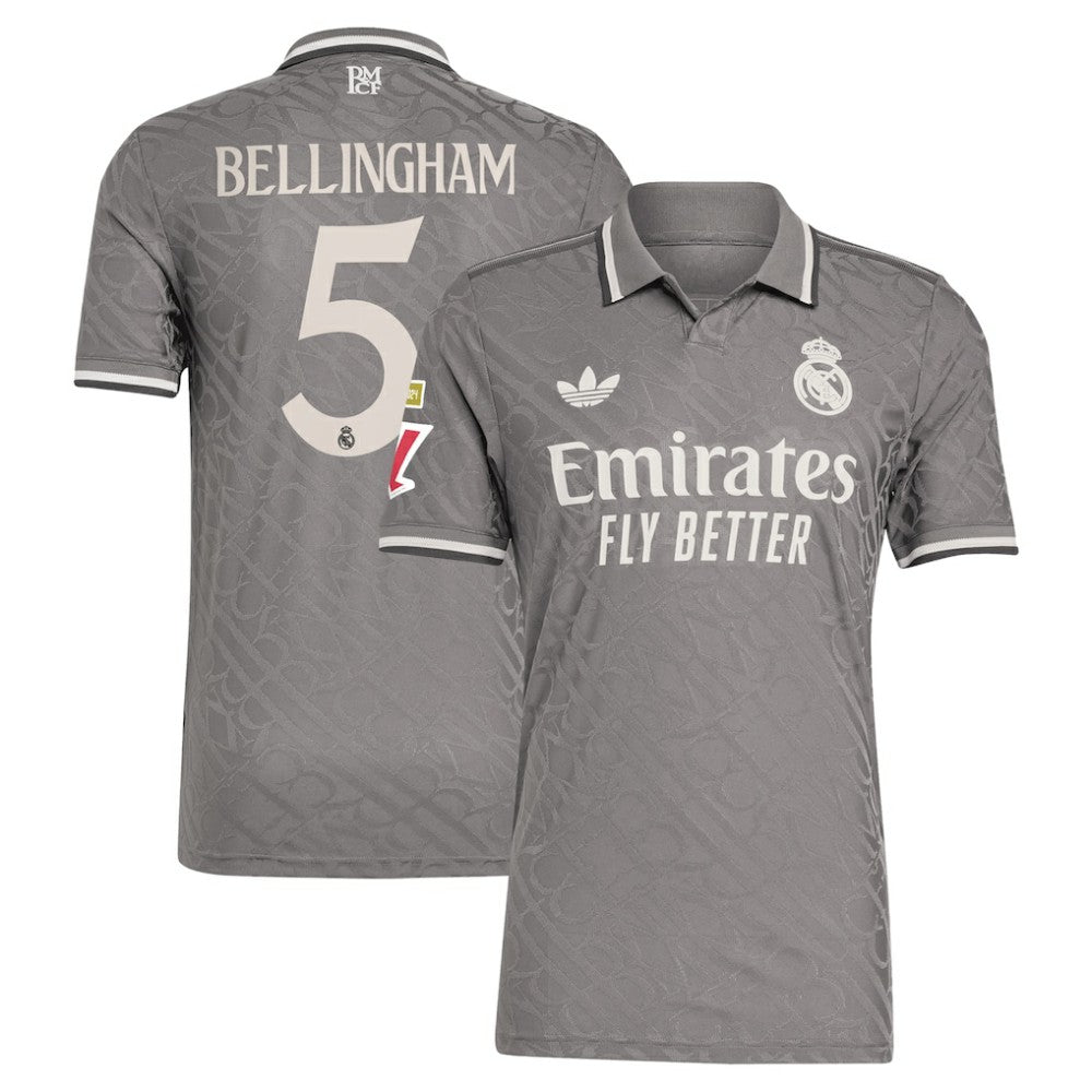 Jude Bellingham Real Madrid Originals 2024/25 Third Player Jersey Charcoal