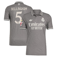 Jude Bellingham Real Madrid Originals 2024/25 Third Player Jersey Charcoal