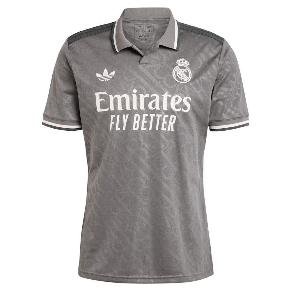 Vini Jr. Real Madrid Originals 2024/25 Third Replica Player Jersey Charcoal