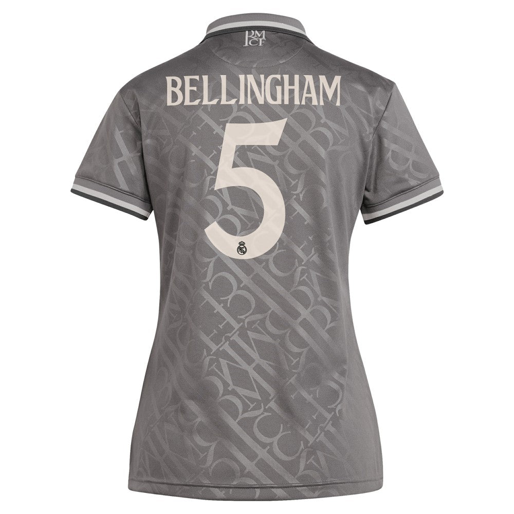 Jude Bellingham Real Madrid Originals Women's 2024/25 Third Replica Player Jersey Charcoal