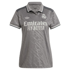 Vini Jr. Real Madrid Originals Women's 2024/25 Third Replica Player Jersey Charcoal