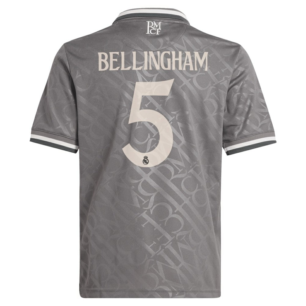 Jude Bellingham Real Madrid Originals Youth 2024/25 Third Replica Player Jersey Charcoal shop