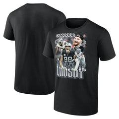 Maxx Crosby Las Vegas Raiders Notorious Player Graphic T-Shirt Black