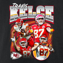 Travis Kelce Kansas City Chiefs Notorious Player Graphic T-Shirt Black