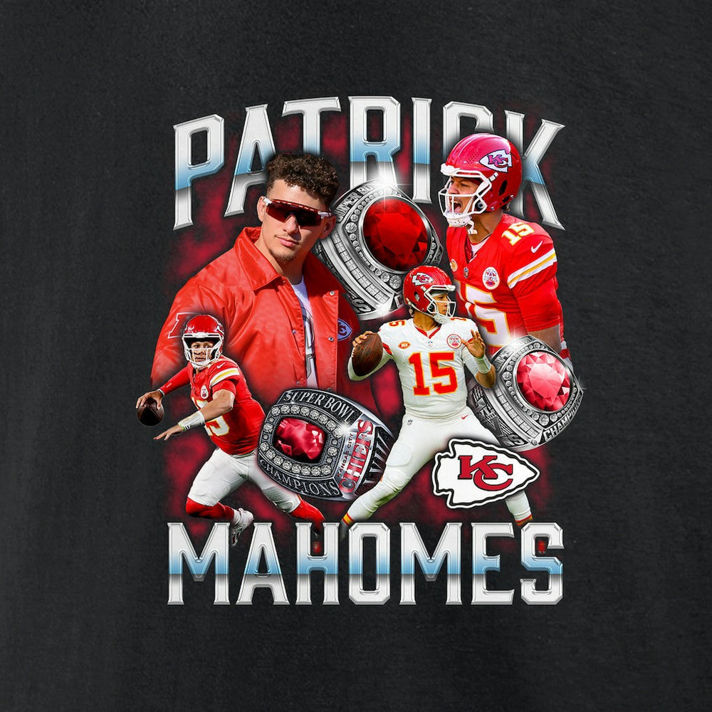 Patrick Mahomes Kansas City Chiefs Notorious Player Graphic T-Shirt Black