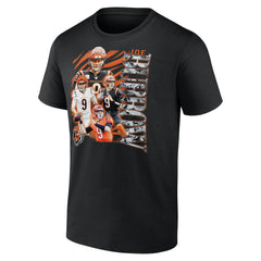 Joe Burrow Cincinnati Bengals Notorious Player Graphic T-Shirt Black