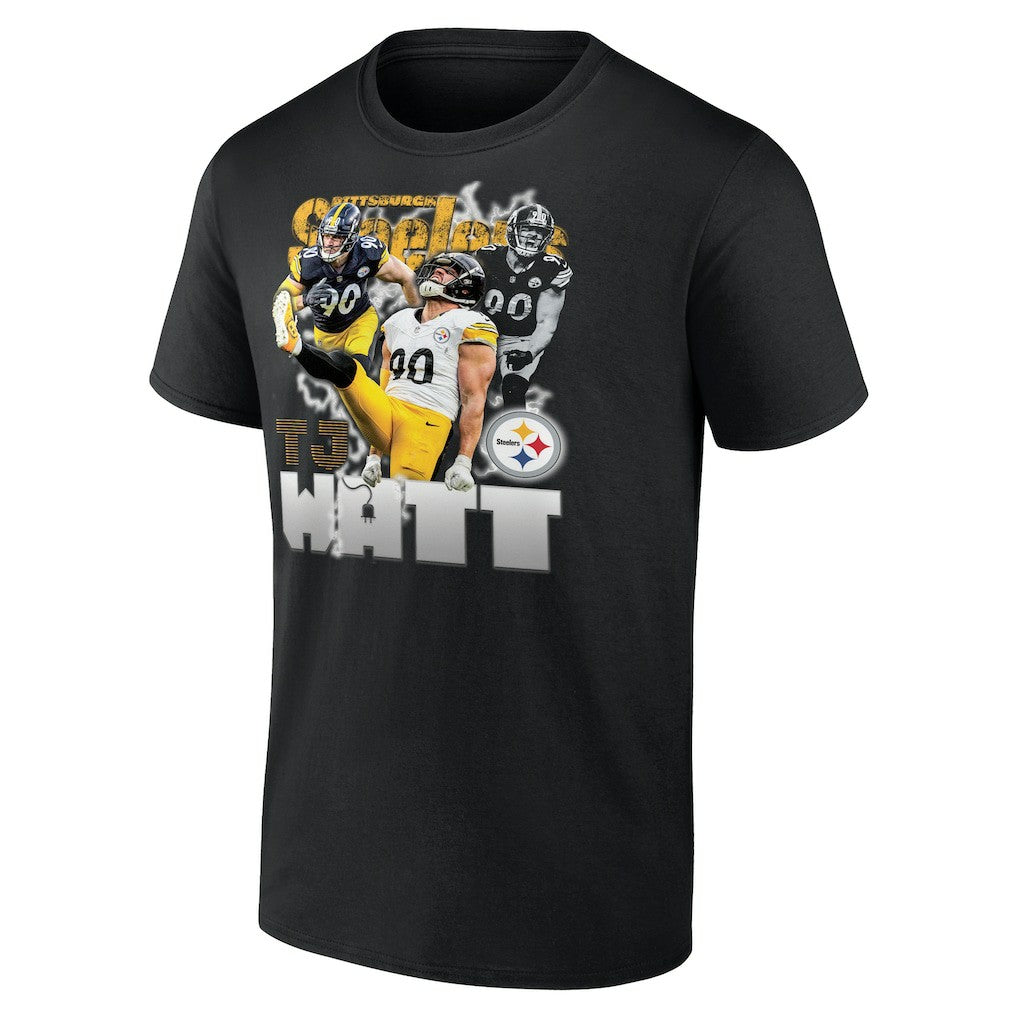 T.J. Watt Pittsburgh Steelers Notorious Player Graphic T-Shirt Black