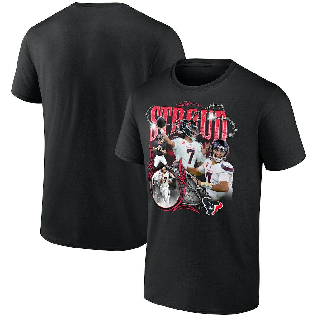 C.J. Stroud Houston Texans Notorious Player Graphic T-Shirt Black