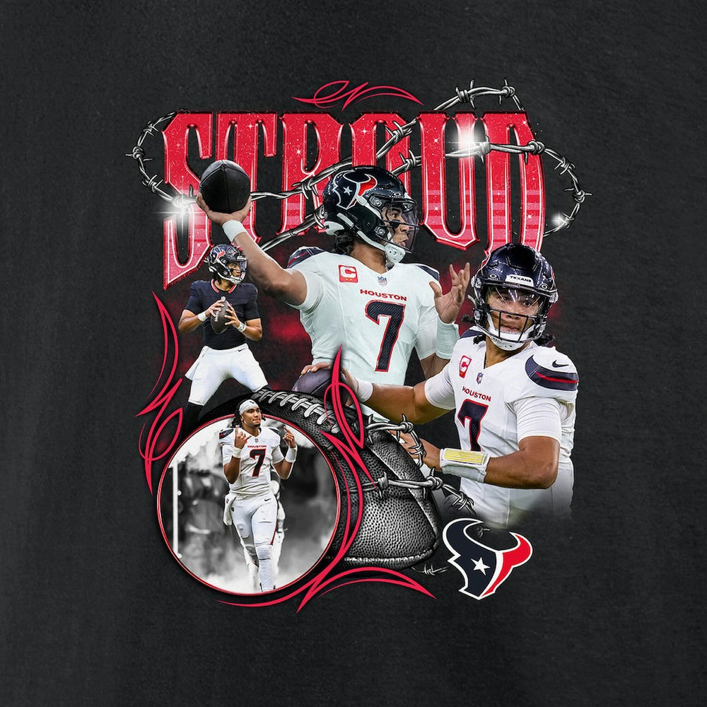 C.J. Stroud Houston Texans Notorious Player Graphic T-Shirt Black