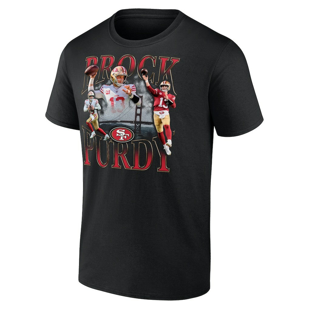 Brock Purdy San Francisco 49ers Notorious Player Graphic T-Shirt Black