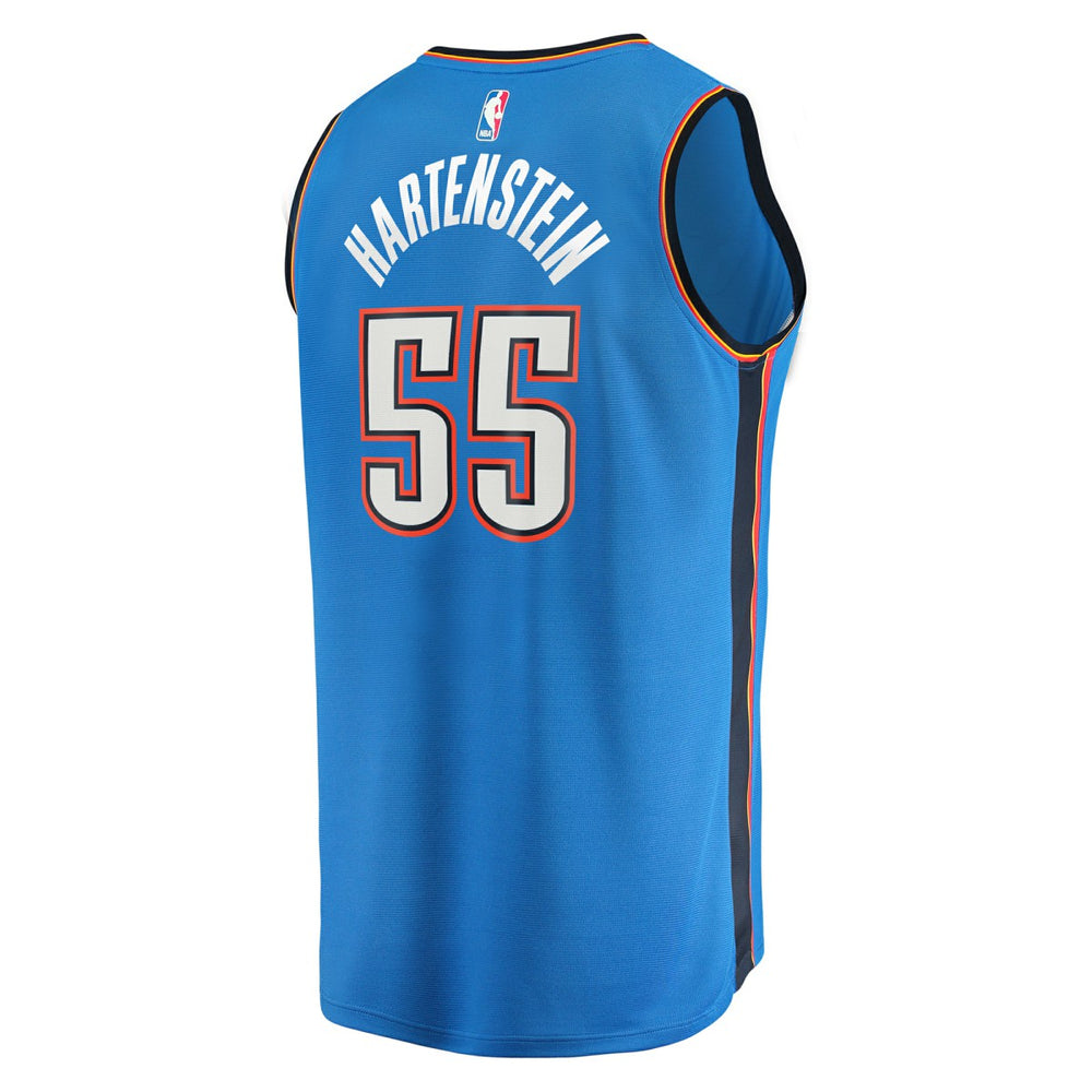 Isaiah Hartenstein Oklahoma City Thunder Fast Break Replica Player Jersey Icon Edition Blue