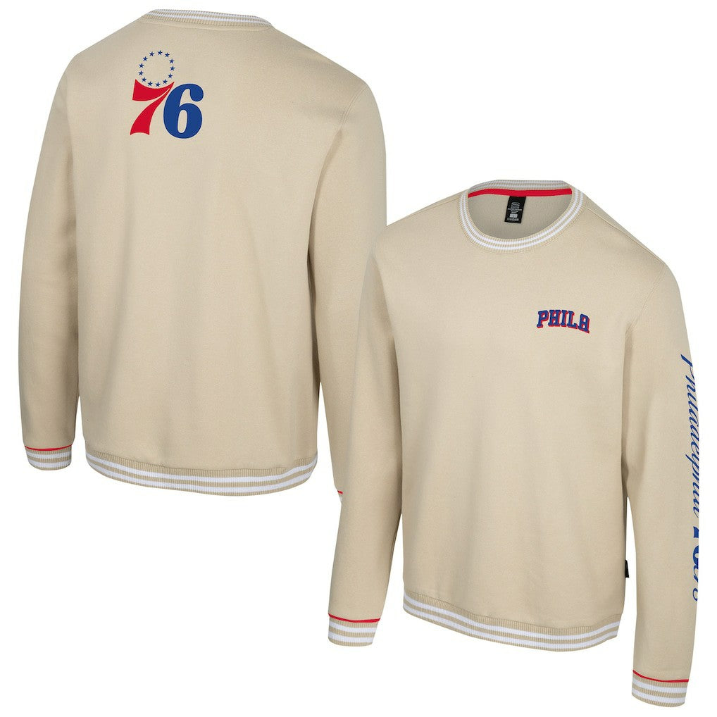 Philadelphia 76ers Stadium Essentials Unisex Halftime Pullover Sweatshirt Natural