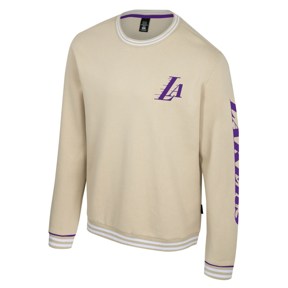 Los Angeles Lakers Stadium Essentials Unisex Halftime Pullover Sweatshirt Natural