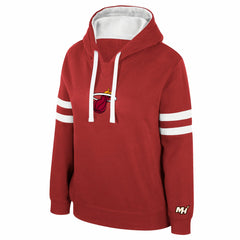 Miami Heat Stadium Essentials Women's Road Game Pullover Hoodie Dark Red