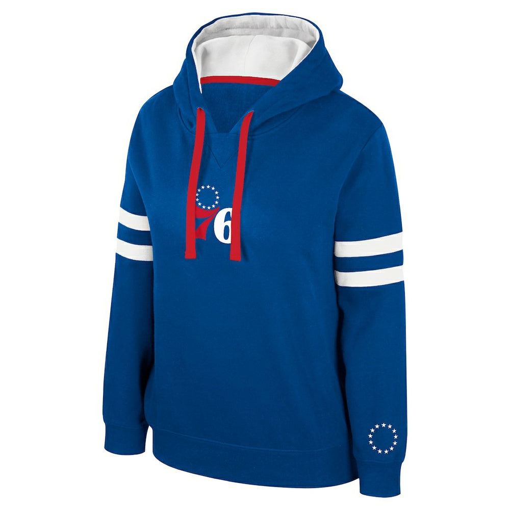 Philadelphia 76ers Stadium Essentials Women's Road Game Pullover Hoodie Royal
